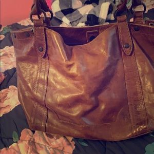 Frye Melissa Handbag - cognac